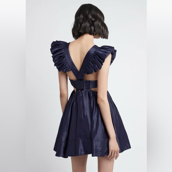 AJE Revitalise Frill Mini Dress, size 0 ( Aus6) Brand new - Picture 3 of 10